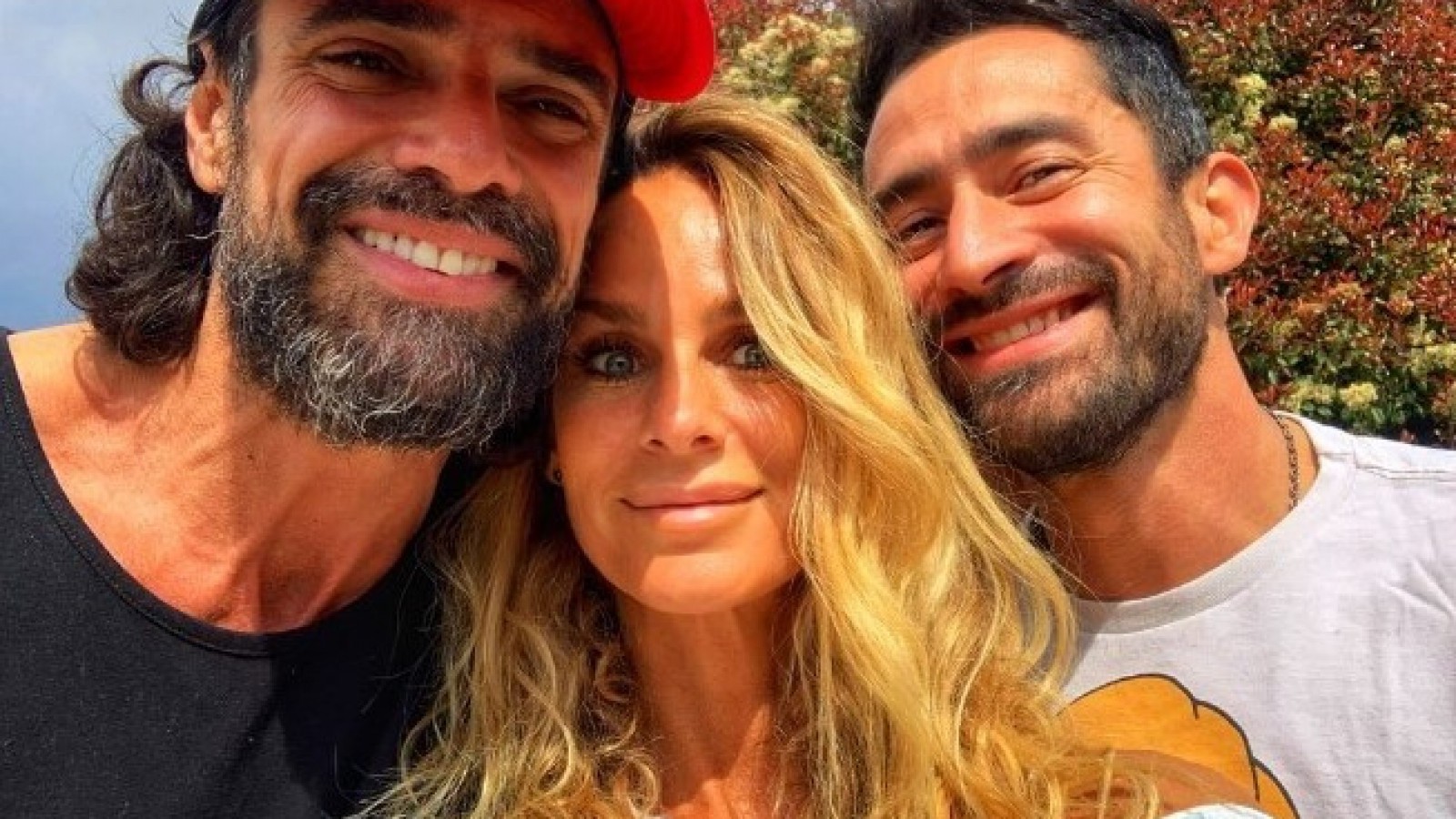 Sabrina Rojas en una foto de “familia ensamblada” pero sin Flor Vigna